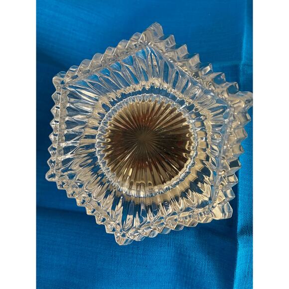 Vintage Paul Sebastian PS Clear Quartz Bavarian Hexagon Desk Clock - Picture 6 of 6